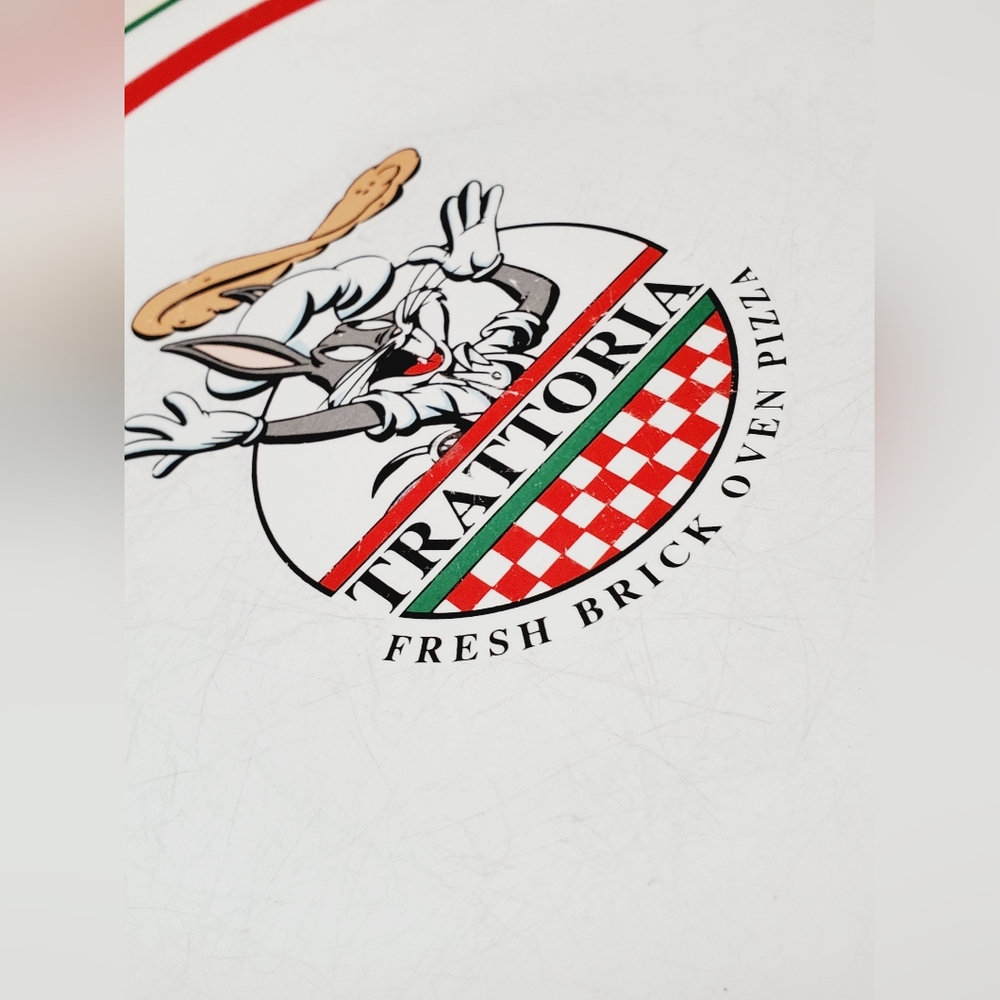 Vintage ACME Home Works Warner Bros. Trattoria Bugs Bunny 9.5" Dinner Plate 1993 - Picture 3 of 7